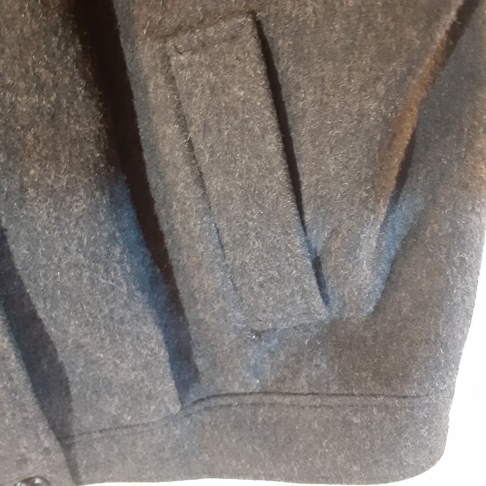 Vintage Gallery Wool Funnel Neck Blazer Bomber Jacket 14 - Picture 11 of 15